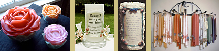 CandleSmith's Hand-Poured Victorian Rose Candles, Custom Wedding Candles, and Victorian Tapers CandleSmith's Hand-Poured Classic Tapers, Custom Wedding Candles,